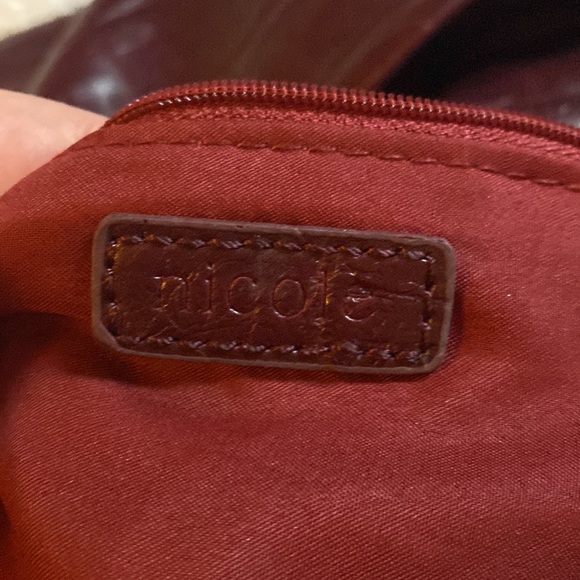 Nicole Miller Faux Leather Crossbody/Clutch Bag - Picture 8 of 9